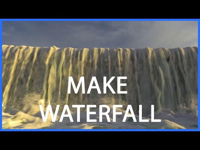 Create Waterfall in Houdini Tutorial