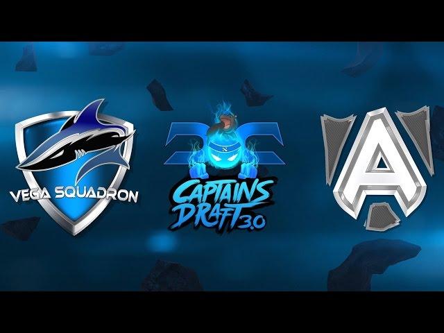 Dota Cinema Captain's Draft Vega Squadron vs Alliance Highlights