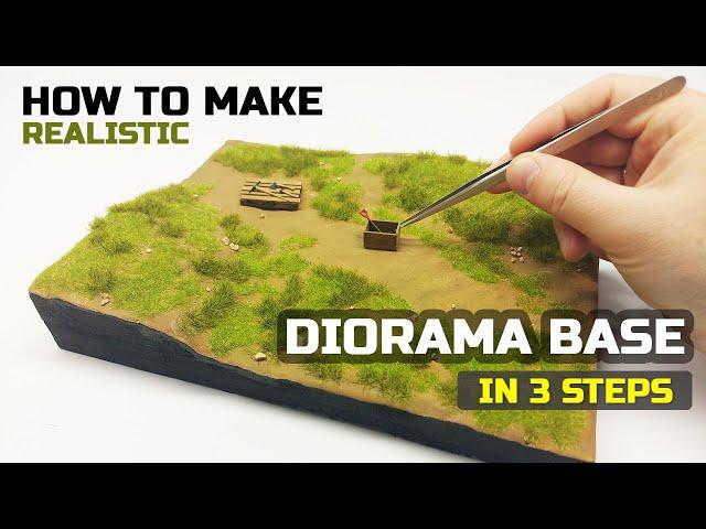 How to make diorama base | Tutorial for beginners