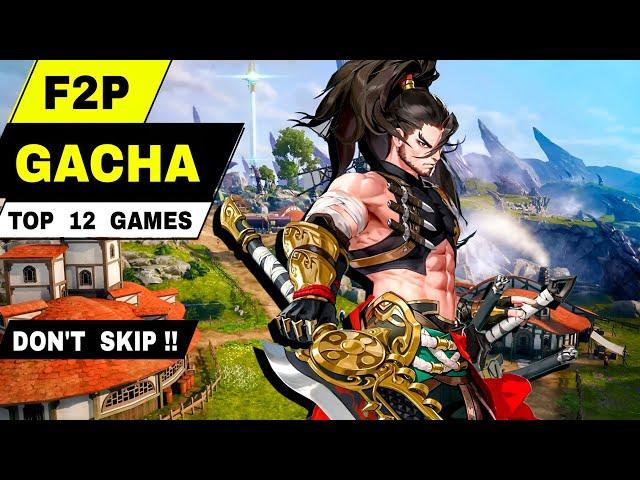 Top 12 Best F2P GACHA GAMES Android & iOS (FREE TO PLAY FRIENDLY) SSR Heroes Guaranteed