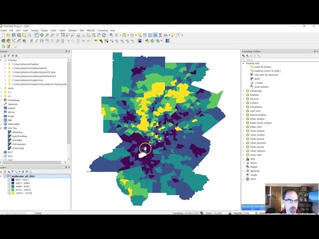 QGIS: Loading and exploring vector and raster data