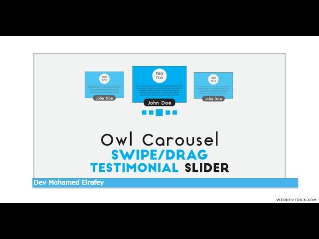 How to Use Owl Carousel For Your Website | JQuery Owl Carousel Tutorial