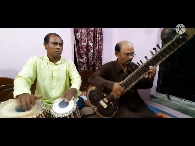 sitar played by Bipul Sarkar