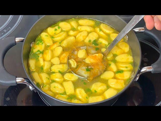 Ancient flour soup in 15 minutes! Delicious, economical and quick Soup!