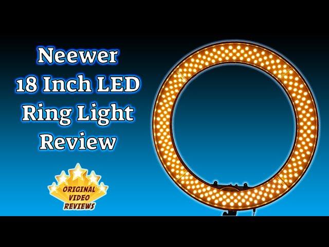 Neewer 18 Inch LED Ring Light Review 