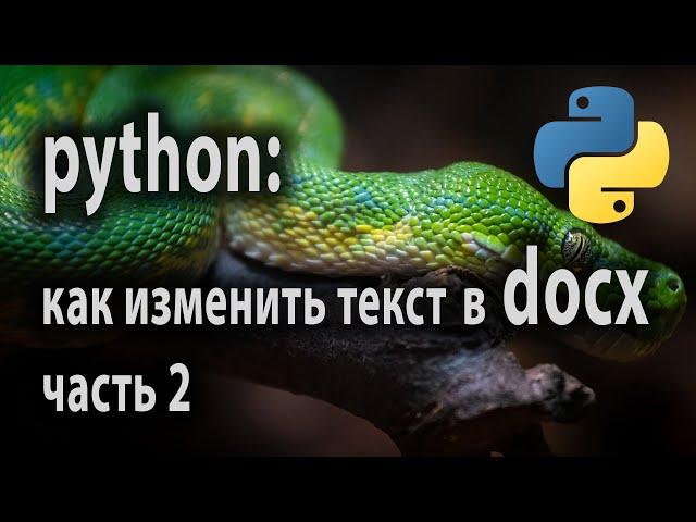 Как изменять текст в word с помощью языка Python в среде PyCharm?  Меняем параграфы таблицы и шрифты