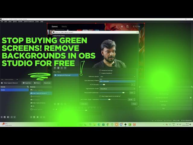 Remove Background in OBS Studio Without a Green Screen! (Easy Tutorial)