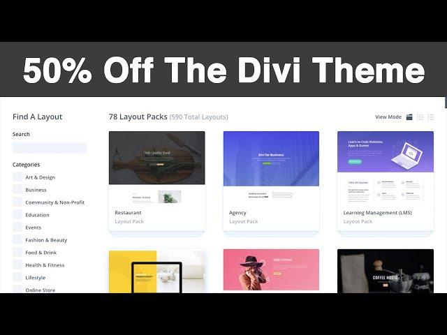 [50% Off] Divi Theme Review: Creating A WordPress website Using The Divi Builder.