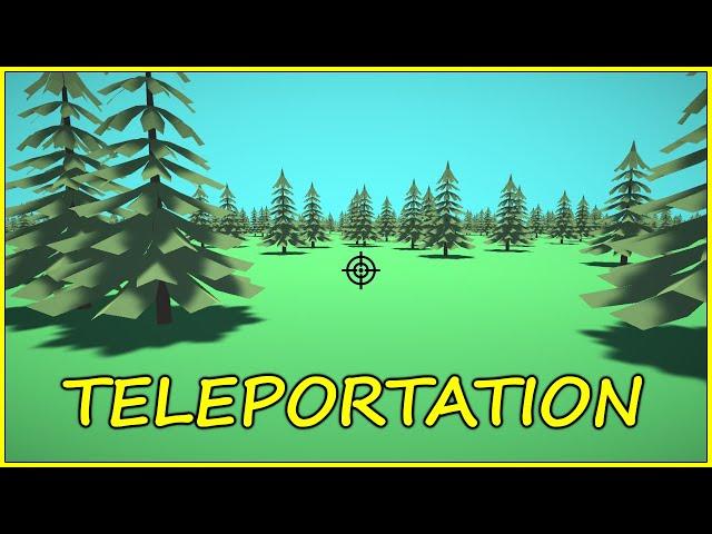 Teleport Player to Mouse Position on Terrain | UNITY