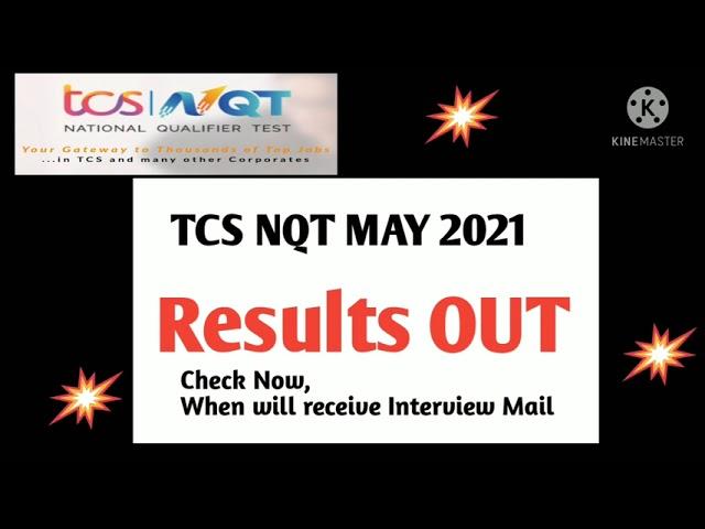 TCS NQT May 2021 RESULTS OUT | How to check tcs nqt results |Interview#shorts