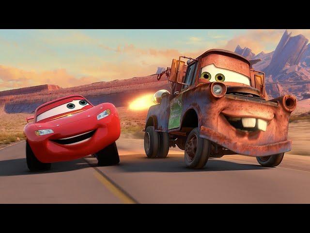  Mater Races In The Grand Prix | Pixar Cars | Disney Kids