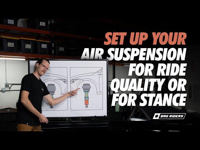 How to Setup Your Air Suspension for Ride Quality or Performance