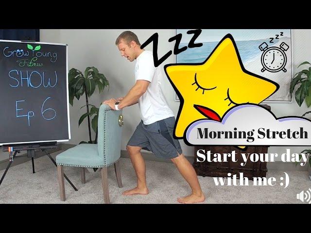 Morning Stretches For Seniors!  "Grow Young Fitness Show" (Episode 6)