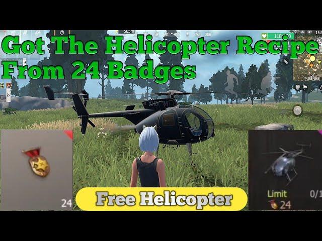 Got The Helicopter Recipe From 24 Badges || Last Day Rules Survival