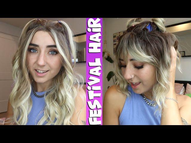 Quick Festival Hair Hacks: 2 Chic & Simple Styles with Uniwigs Wigs!