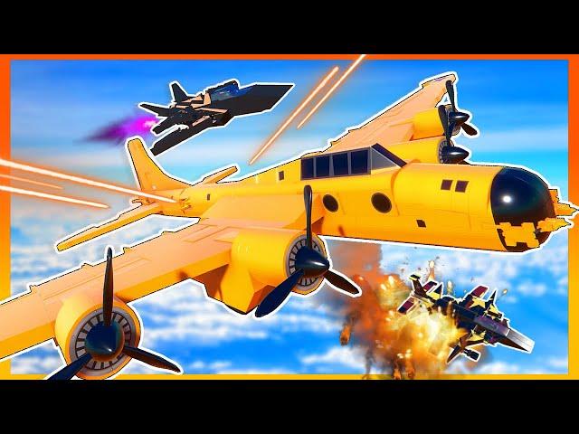 2v1 Fighter Jets VS OVERPOWERED BOMBER PLANE!?