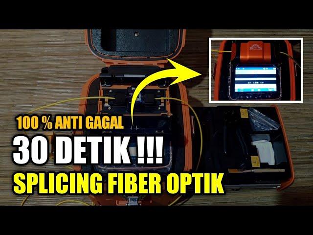 Gampang !!!! Cara menyambung (Splice) Kabel Fiber Optic menggunakan Splicer Ai9