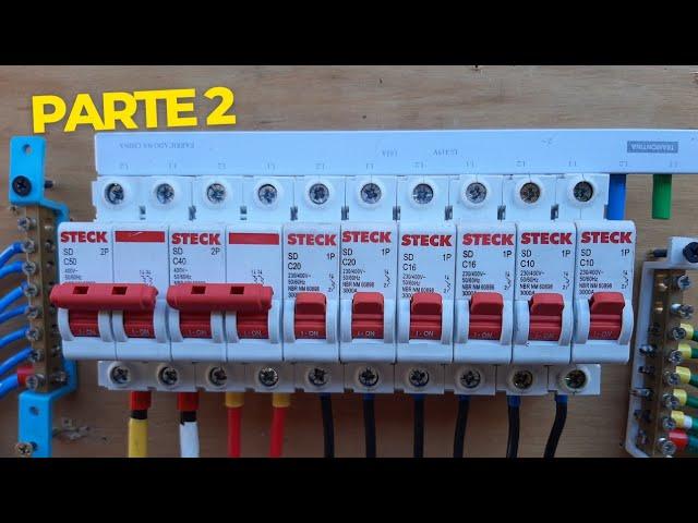 Como montar quadro distribuição bifasico sem IDR e DPS parte 2