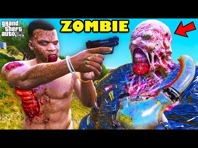 Franklin Finally Found The Most Dangerous Zombie Boss In GTA 5 | SHINCHAN and CHOP