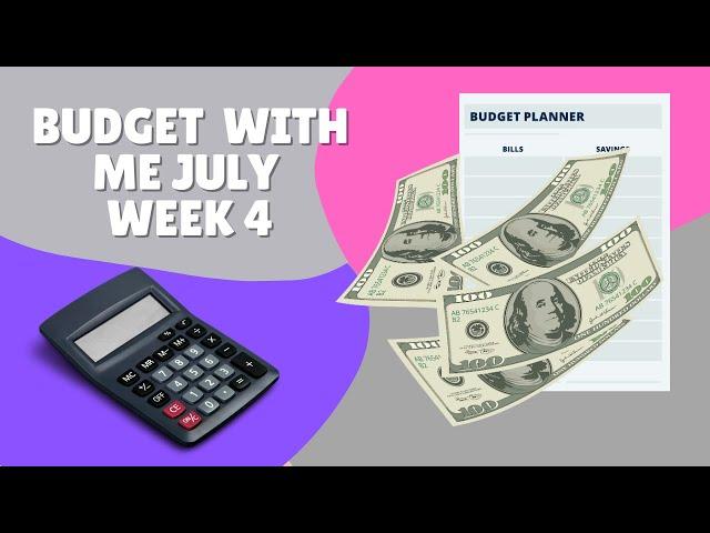 Budgeting paycheck 4 July | Sinking funds | Cash Envelope System | Cash Stuffing Method