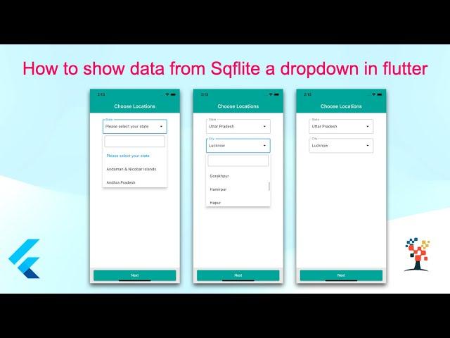 How to show data from Sqflite in a dropdown | populate data from sqflite | flutter app development