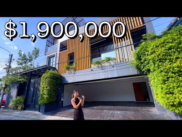 63,900,000 THB ($1,900,000) Futuristic Mansion for Sale in Bangkok, Thailand (2025)