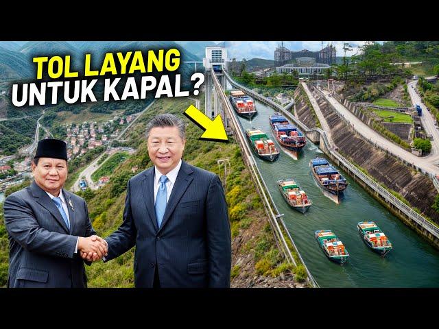 INDONESIA TAK MAU KALAH! Siap Tiru Raja Infrastruktur China, Jalan Layang & Lift Kapal Laut ke IKN