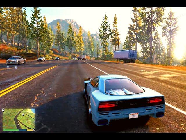 Grand Theft Auto V - VisualV + Reshade Gameplay