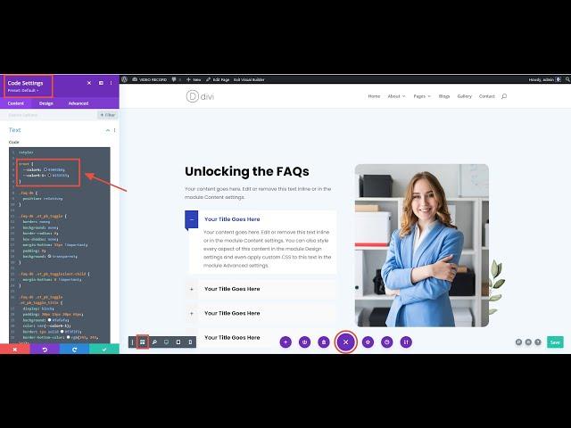 How to Change Color in Divi FAQ Section Layouts | Divi Tutorial