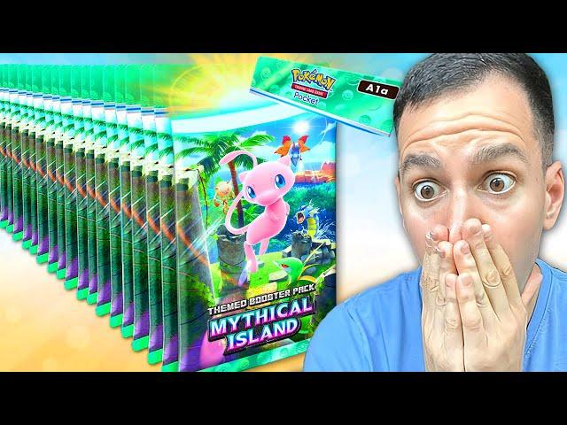 I Opened 100 Mythical Island Packs In Pokemon TCG Pocket