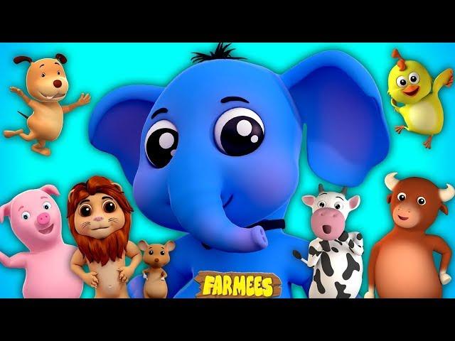 som de animais em portugues | animais canções para crianças | Animals Sound Song | Farmees Português