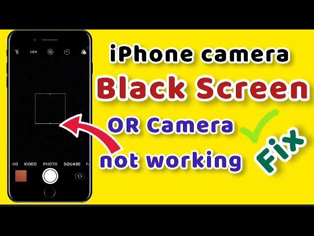 iPhone camera black screen fix | iPhone Camera App is Frozen or Missing option