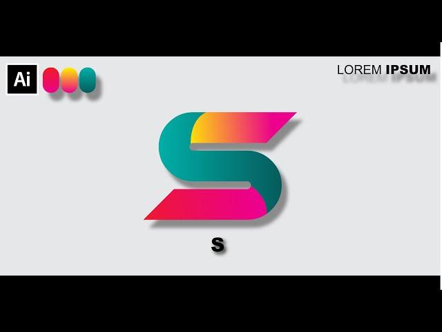 Create a Gradient Logo In Adobe Illustrator Tutorial | Modern Logo || With Inaa Graphics ||