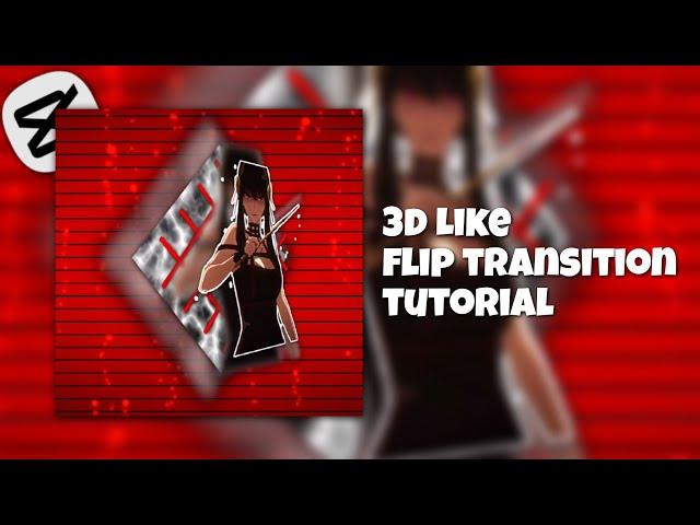 3D like flip transition on capcut! | Tutorial