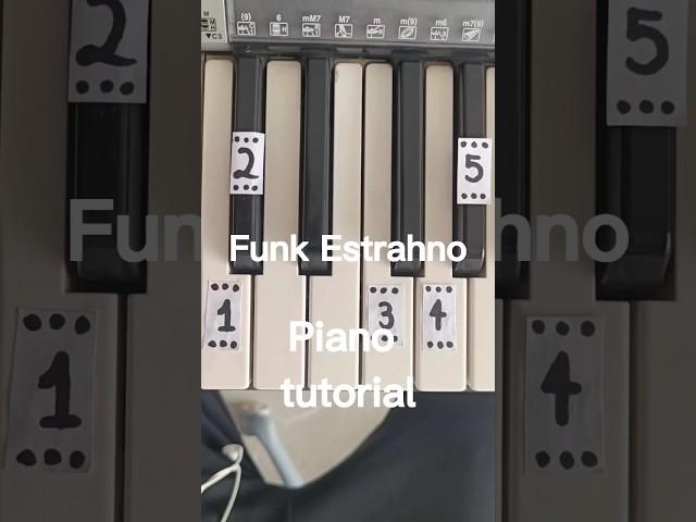 FUNK ESTRANHO BRAZILIAN PHONK On Piano#music #piano #phonk#viral #tiktok#shorts