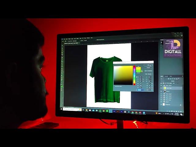 Change T-shirt color in realistic way in photoshop 2024 | Best Photoshop Course in Online.