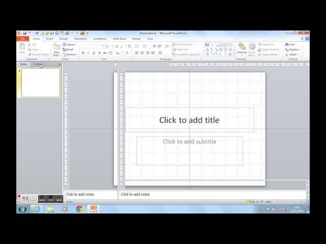 How To Use The Outline View in Microsoft PowerPoint.