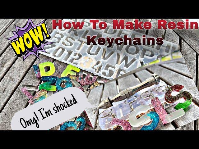 How to make keychains with Resin Complete Tutorial - Just Craftin’ Around