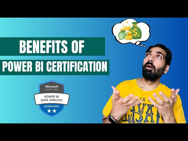 Why should you become Power BI Certified? | Benefits of Power BI Certification #powerbi  #pl300