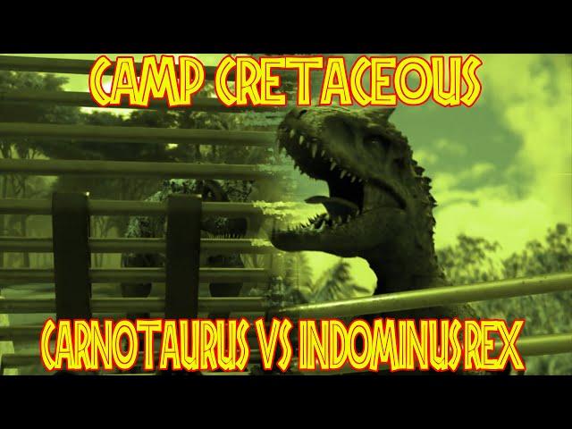 CAMP CRETACEOUS indominus rex and carnotaurus