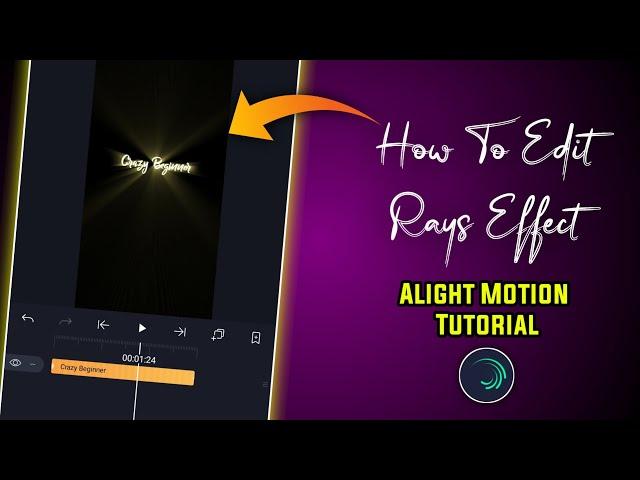 How To Create Rays Effect On Alight Motion | Alight Motion Tutorial Video #shorts #alightmotion