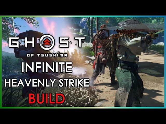 Ghost of Tsushima Infinite Heavenly Strike Build | Hard Mode | Best Charms, Armor, Combos Guide