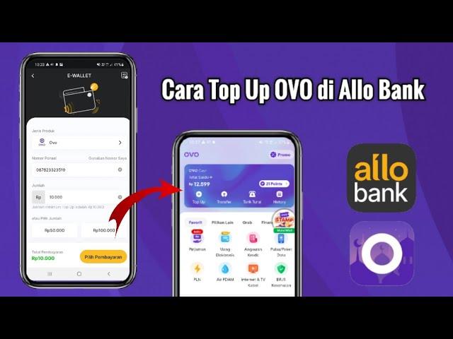 Cara Top Up Saldo OVO Lewat Allo Bank