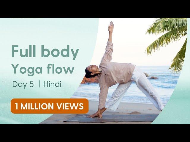 30 Minute Full Body Energising Yoga Flow | Beginner | Hindi