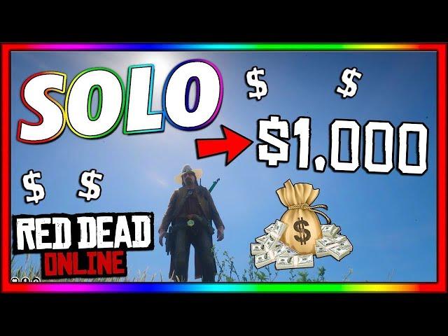 SUPER EASY! *SOLO* MONEY/XP GLITCH IN RED DEAD ONLINE! (RED DEAD REDEMPTION 2)