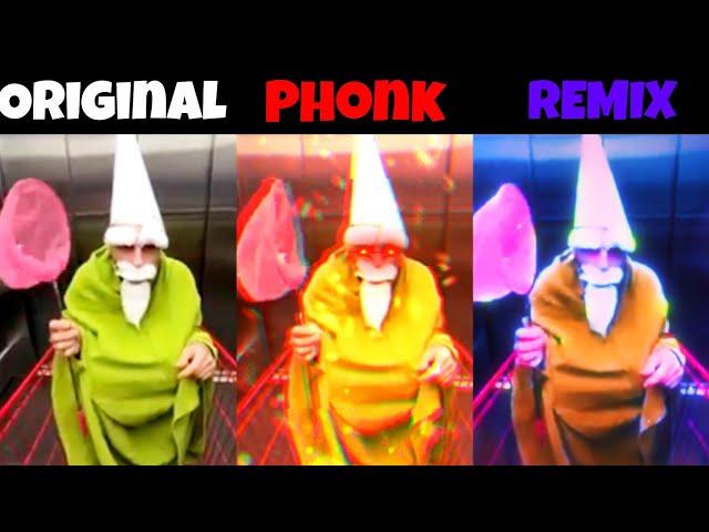 The Green Wizard Gnome Original vs Phonk vs Remix