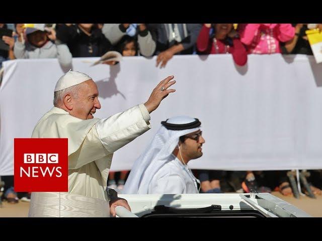 Pope Francis historic visit to UAE - BBC News