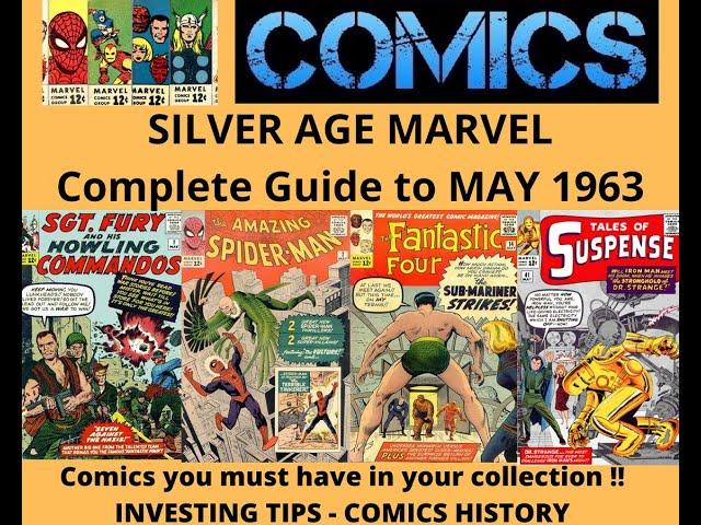 SILVER AGE Marvel Comics May 1963 Comic Book Investing key issues Sgt Fury 1 Sub Mariner Jack Kirby