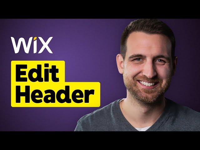 How to Edit Header on Wix