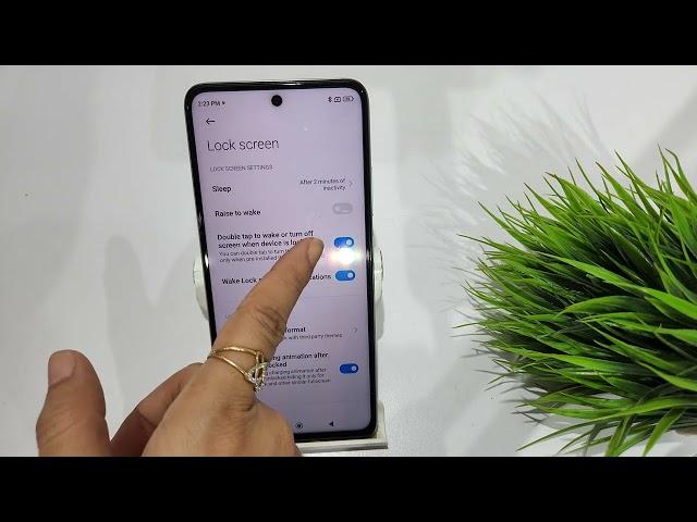 How to enable double tap to lock screen in redmi note 12,12 pro | Double tap to on screen kaise kare